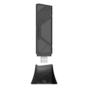 ASUS ROG USB-BE92 WiFi 7 USB-Adapter BE6500 Triband, USB 3.2 Gen 1×1 (5 Gbit/s) Schnittstelle