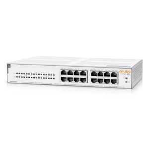 HPE Networking Instant On 1430 Unmanaged Switch (R8R48A) [16x Gigabit Ethernet PoE, 124W]
