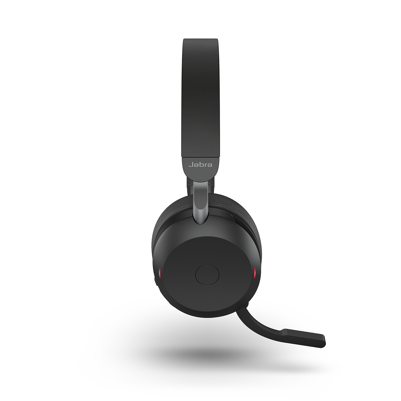 Jabra Evolve2 75 Headset, USB-C Kabellos, Bluetooth, Schwarz, mit Ladestation [MS zertifiziert]