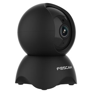 Foscam X5 Überwachungskamera Schwarz 5MP (2592×1944), WLAN, Schwenken/Neigen, 8m Nachtsicht, Personenerkennung