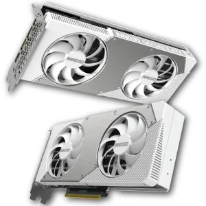 INNO3D GeForce RTX 5070 TWIN X2 OC WHITE – 12GB GDDR7, HDMI, 3x DP