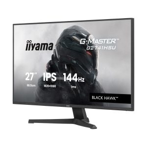 Iiyama G2741HSU-B1 Gaming Monitor 27? Full HD IPS Panel, 144 Hz, 1 ms MPRT, FreeSync and G Sync compatible