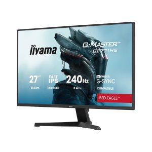 Iiyama G2771HS-B1 Gaming Monitor 27? Full HD IPS, 240 Hz, 0.4 ms MPRT, G-Sync compatible