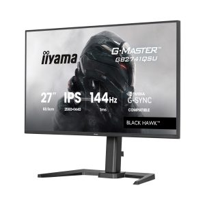 Iiyama GB2741QSU-B1 Gaming Monitor 27? QHD IPS?Panel, 144 Hz, 1 ms MPRT, FreeSync und G?Sync kompatibel