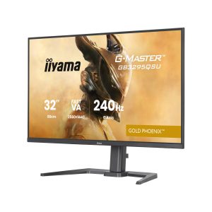 Iiyama GB3295QSU-B1 Gaming Monitor 31.5″ QHD VA, 240 Hz, 0.4 ms MPRT, USB hub, USB-C, AMD FreeSync Premium