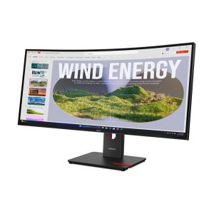 Lenovo ThinkVision T34WD-40 34″ QHD VA, Curved, 120HZ, 6ms, HDMI, DisplayPort, USB-C (PD15W)