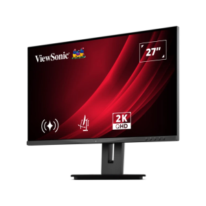 ViewSonic VG2748A-2K LED Office Monitor 68,58 cm (27 Zoll) Schwenk und höhenverstellbar mit Pivot und intelligenten Sensorfunktionen, QHD, 16:9, 5ms,