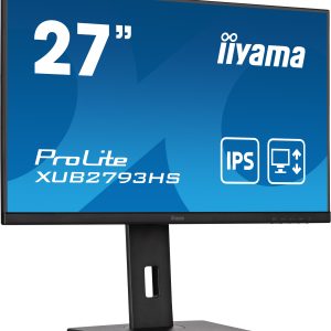 Iiyama ProLite XUB2793HS-B7 Office Monitor 27″ (68.6 cm) ,IPS, 100Hz Bildwiederholrate