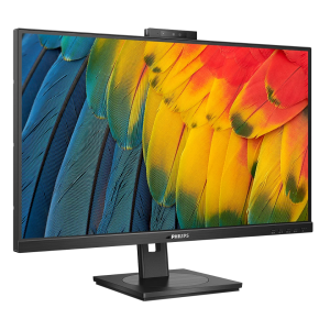Philips 27B1U5601H 27 inch QHD monitor, 5 MP webcam, height-adjustable, speaker (2560×1440, 75 Hz, HDMI, DisplayPort, USB-C, RJ45, USB Hub)