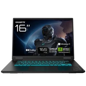 GIGABYTE Gaming A16 3TH – 16″, AMD Ryzen 7 260, 16 GB RAM, 1 TB SSD, NVIDIA RTX 5050, Windows 11 Home