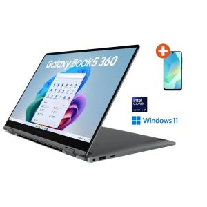 Samsung Galaxy Book5 360 – 15,6″, Intel Core Ultra 7 258V, 32 GB RAM, 1 TB SSD, Windows 11 Home + GALAXY A16 LTE