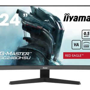 iiyama G-MASTER Red Eagle GC2480HSU-B1 – LED monitor – curved – Full HD (1080p) – 61 cm (24″) – HDR