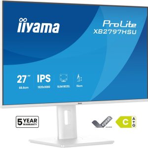 iiyama ProLite XB2797HSU-W1 – 68.6 cm (27″) 1920 x 1080 Pixel Full HD LED White