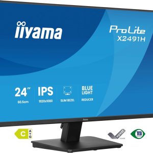 iiyama ProLite X2491H-B1 – 60,5 cm (23.8″) 1920 x 1080 Pixel Full HD LCD Schwarz