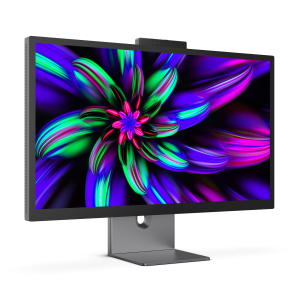 Philips 27E3U7903 27 Zoll 5K Ultra HD+ Monitor, Webcam, höhenverstellbar, grau