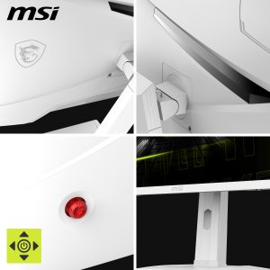 MSI MSI MAG 274PFWDE Gaming Monitor – 180Hz, 1ms, white
