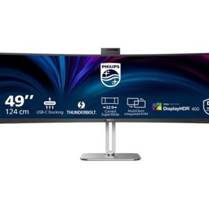 Philips 49B2U6903CH – 6000 Series – LED monitor – curved – 124.5 cm (49″) – HDR