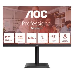 AOC U27E4CV – E4 Series – LED-Monitor – 68.6 cm (27″)