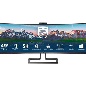 Philips Brilliance P-line 499P9H – LED-Monitor – gebogen – 124.5 cm (49″) – HDR