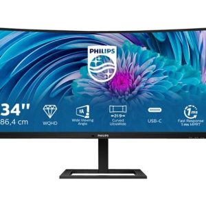 Philips E-line 346E2CUAE – LED-Monitor – gebogen – 86.4 cm (34″)