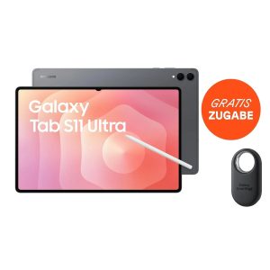 Samsung Galaxy Tab S11 Ultra SM-X930N Wi-Fi – 14,6″, AMOLED, 256 GB, Android 16, Grau, inkl. SmartTag 2