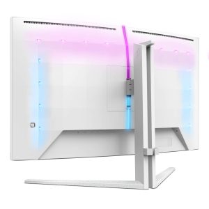 Philips Evnia 32M2C5501 – 31.5 inches (2560×1440), QHD Curved Gaming Monitor, 180 Hz, 0.5 ms, FreeSync Premium, 2x HDMI 2.0, 1x DisplayPort1.4, White