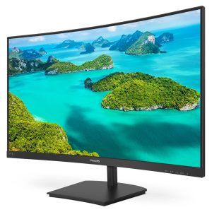 Philips 241E1SC Curved Monitor – VA Panel, AMD FreeSync