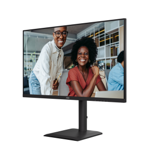 AOC Q32E4U Office Monitor 32 inch QHD monitor, speakers, height-adjustable, excitable, tiltable, black