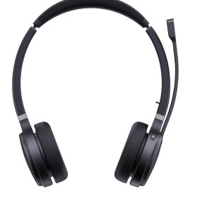 Yealink Headset WH62 Dual DECT, Stereo, Wireless Compatible with Microsoft Teams, Base Station with Ringtone, Up to 14 hours. Talk Time, Up to 160