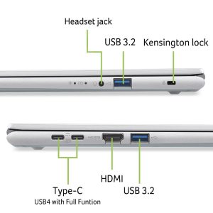 Acer Aspire Go 15 (AG15-72P-55UU) 15,6″ Full HD, IPS, Intel i5-120U, 16GB RAM, 512GB SSD, Linux (eShell)