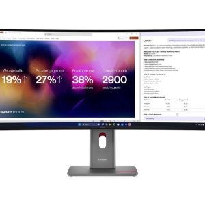 Lenovo ThinkVision P40WD-40 – LED-Monitor – gebogen – 101.6 cm (40″)