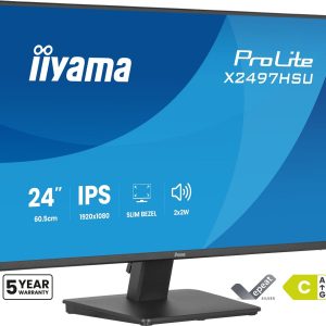 iiyama ProLite X2497HSU-B1 – 60,5 cm (23.8″) 1920 x 1080 Pixel Full HD LED Black