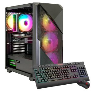Hyrican GAMEMAX Gaming PC Striker 8016 – AMD Ryzen 5 5500, 16 GB RAM, 480 GB SSD, GeForce RTX 5050, Windows 11 Home
