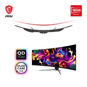 MSI MPG 491CQPDE QD-OLED Gaming Monitor – 144Hz, 0,03ms GTG MSI OLED Care 2.0, HDMI 2.1 mit 48Gbps Bandbreite, VRR und ALLM Unterstützung