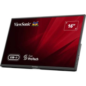 ViewSonic VA1650 Mobile Monitor – Mobile monitor successor VA1655 VS18172, IPS Panel, USB-C