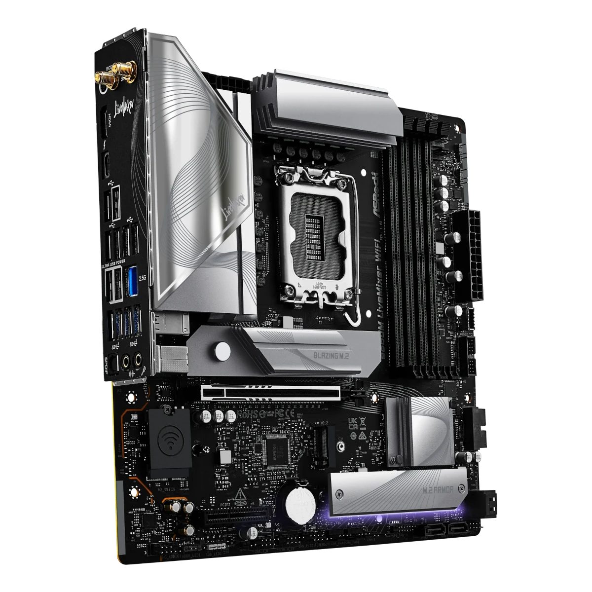 ASRock B860M LiveMixer WiFi Mainboard