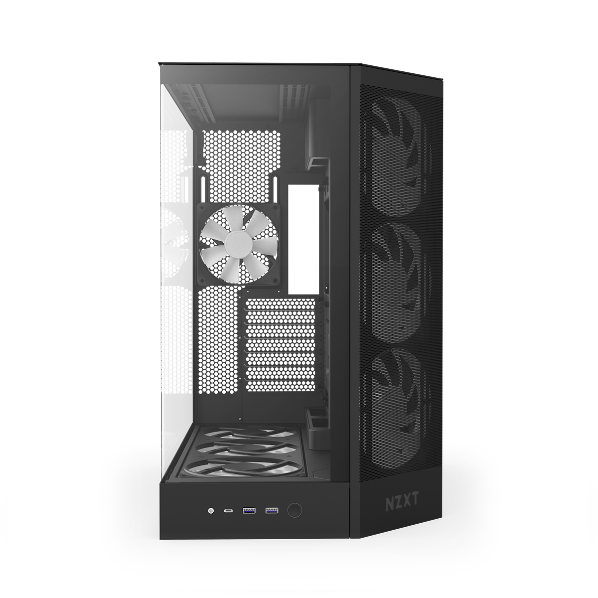 NZXT H9 FLOW RGB+ (2025) black | PC housing