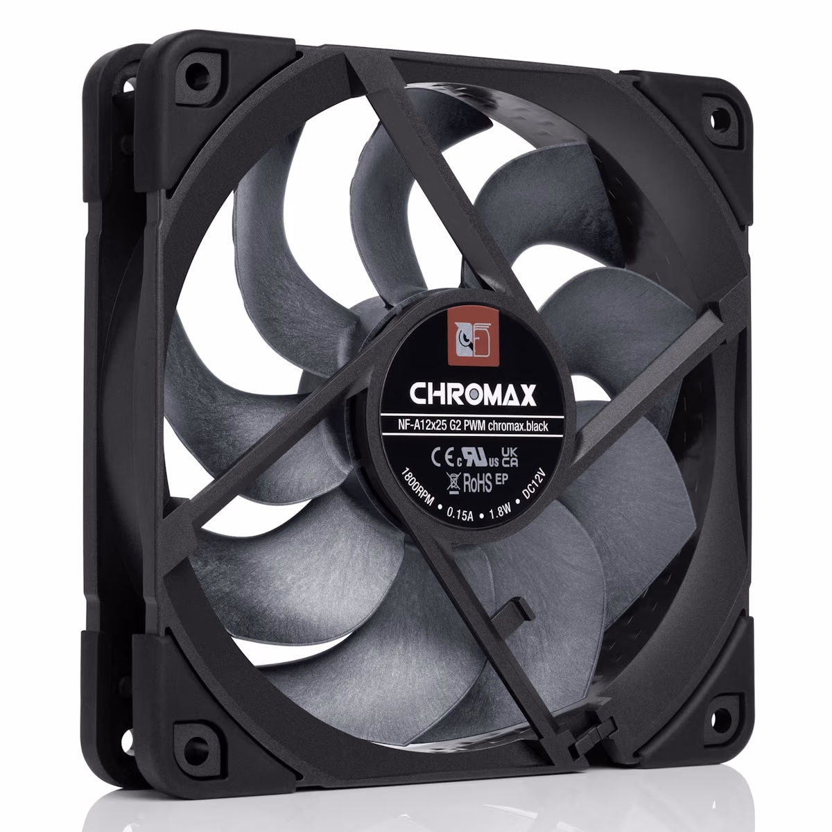 Noctua NF-A12x25 G2 PWM SX2-PP chromax.black