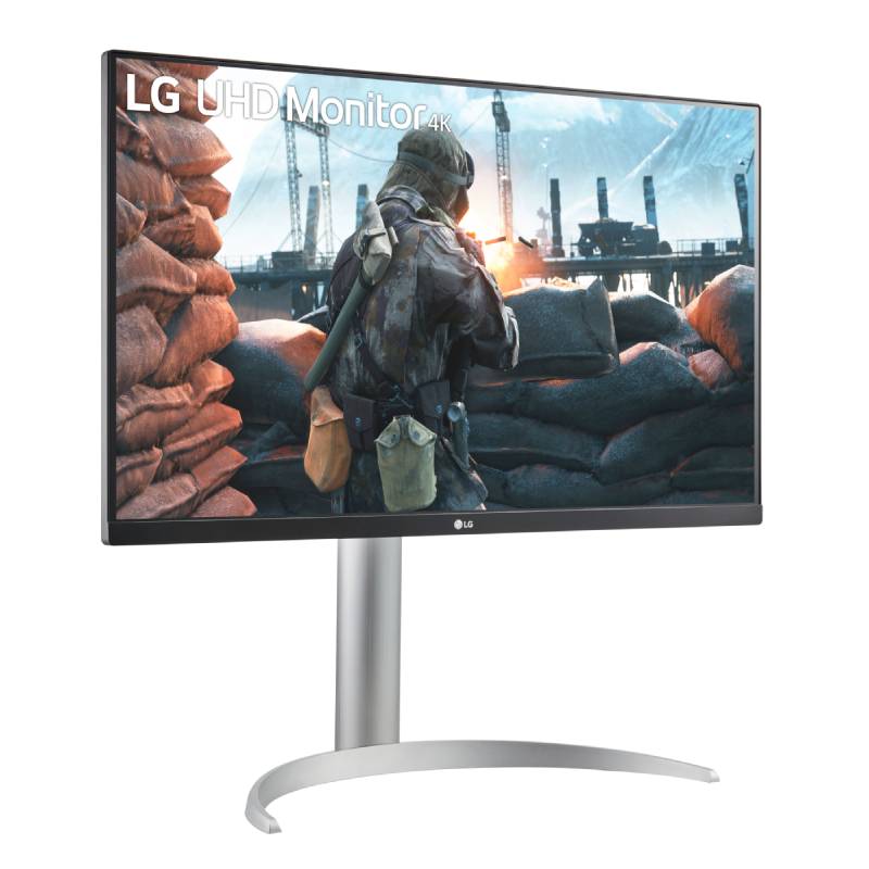 LG 27UP650K-W Monitor - 4K UHD- IPS, Höhenverstellung - HDMI, DisplayPort 1.4