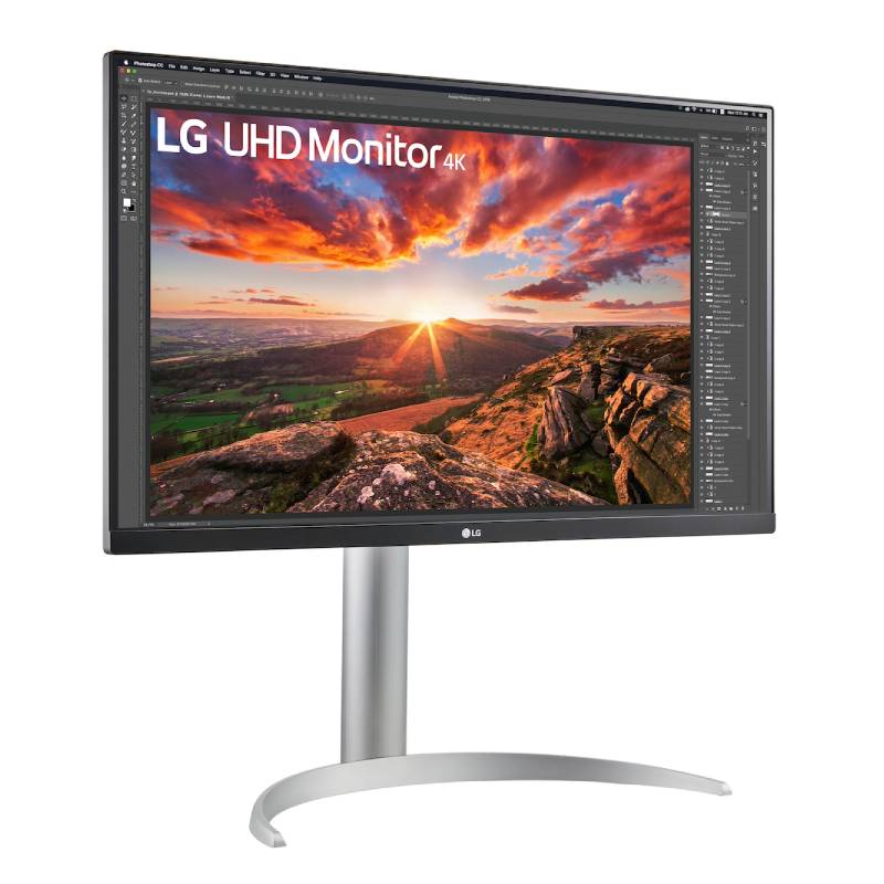 LG 27UP850K-W Monitor - 4K UHD- IPS, Höhenverstellung - HDMI, DisplayPort 1.4, USB-C