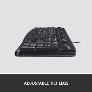 Logitech K120 – Keyboard US layout wired, black