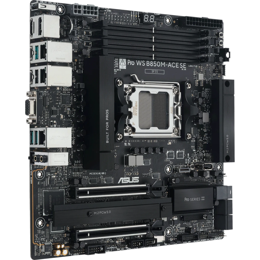 ASUS Pro WS B850M-ACE SE Mainboard Sockel AM5
