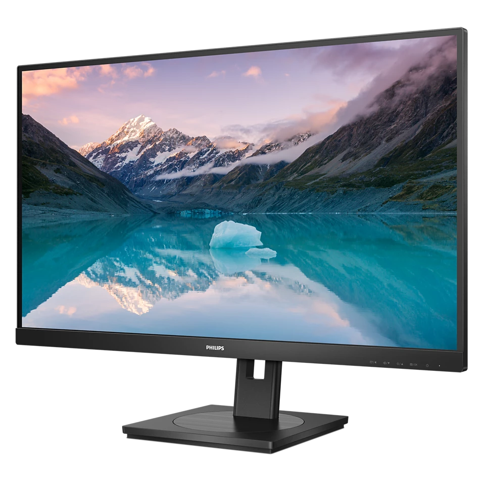 Philips 275S9JML 27 Zoll Quad HD Monitor, Lautsprecher, höhenverstellbar (2560x1440, 75 Hz, 4 ms GtG, HDMI, DisplayPort, USB Hub) schwarz