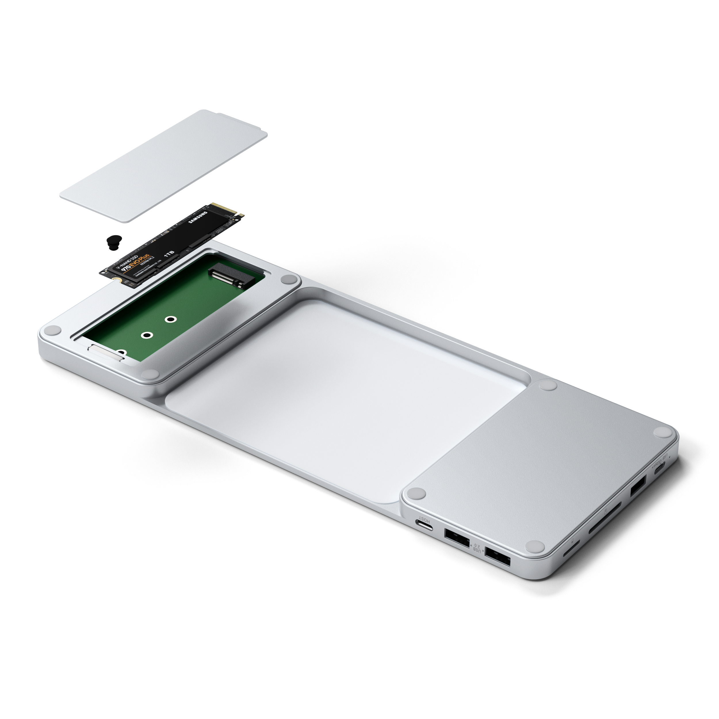 Satechi USB-C Slim Dock for 24 iMac silver
