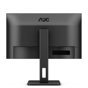 AOC 24E3QAF 24 Zoll Full HD Monitor, Lautsprecher, höhenverstellbar (1920×1080, 75 Hertz, VGA, HDMI, DisplayPort) schwarz