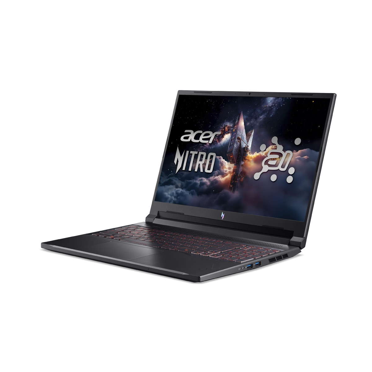 Acer Nitro V 16 AI (ANV16-42-R0TR) Gaming 16" WUXGA, IPS, 180Hz, Ryzen 7-260 (16 TOPS), 16GB RAM, 1TB SSD, GeForce RTX5060, Windows 11