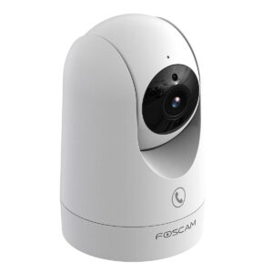 Foscam R8M WLAN Überwachungskamera Weiß 8MP (3840×2160), WiFi 6, Notruftaste, Auto-Tracking-Funktion