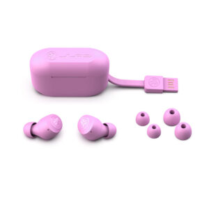 JLab Go Air Pop TWS In-Ear Headphones Total more than 32 hours of playtime, Integrated MEMS Microphone, Waterfest