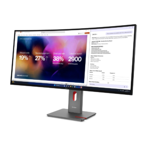Lenovo ThinkVision P40WD-40 Curved Business Monitor – KVM Switch 39.7″ (100.83 cm) WUHD, IPS, 120Hz, HDMI, DisplayPort, Thunderbolt 4, USB ports