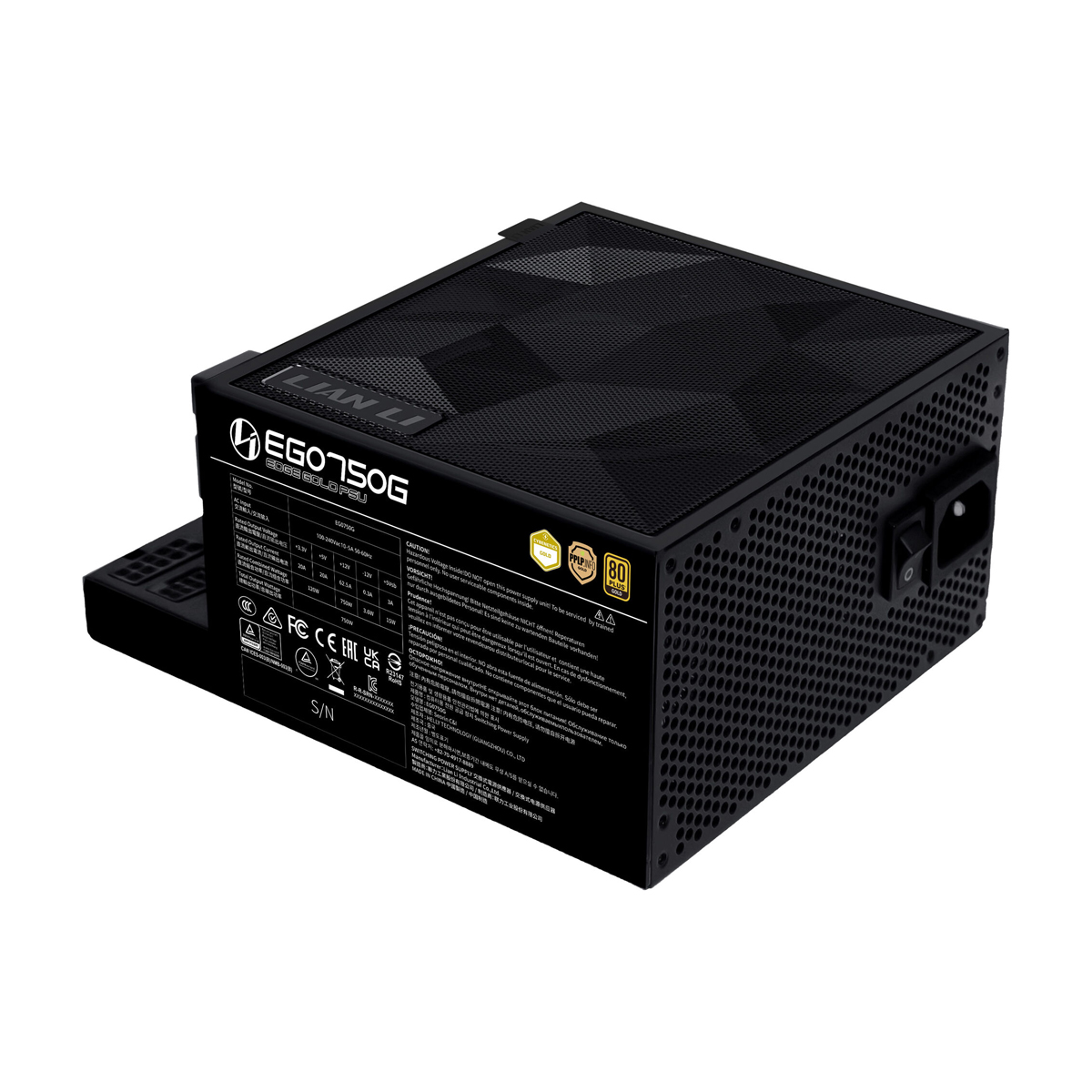 Lian Li EDGE GOLD 750W ATX 3.1 black | PC power supply